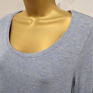 Modal Base Layer Basic Capsule Long Sleeve Shirt Women M  Blue Pastel Paraphrase